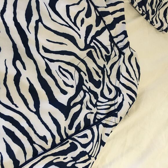 a ac-tiv-ology XL navy & white full zip yoga - Picture 7 of 10